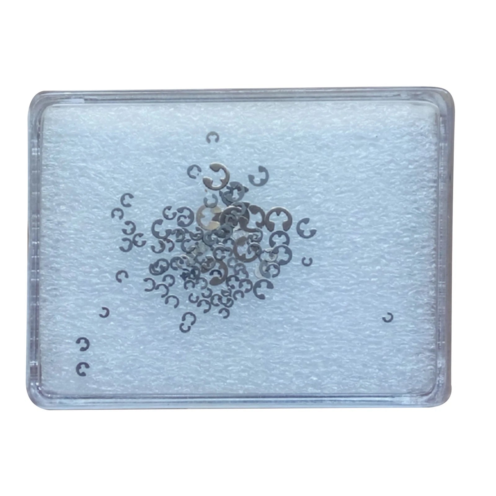 90Pcs 9 Sizes Chronograph Watch Pusher Button C-clip E Clip Circlip Ring Tool B