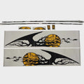 Four Winns Boat Side Decal 055-3290 - Yellow Black (set of 8)