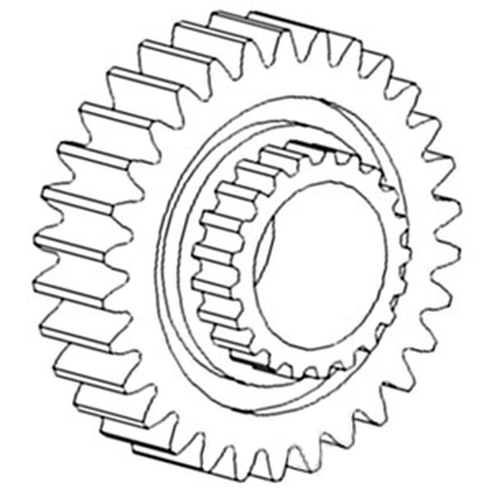 393523R1 Reverse Idler Gear Fits Case-IH Tractor Models 2706 2756 +