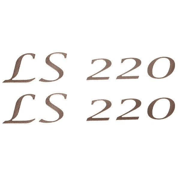Lowe Pontoon Boat Emblem Decal Stickers - LS 220 Gold (pair)