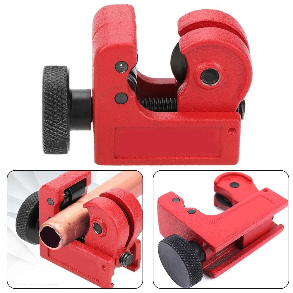 Car Van Brake Pipe Cutter Copper Cutting Plastic Red Tool Tubes Useful