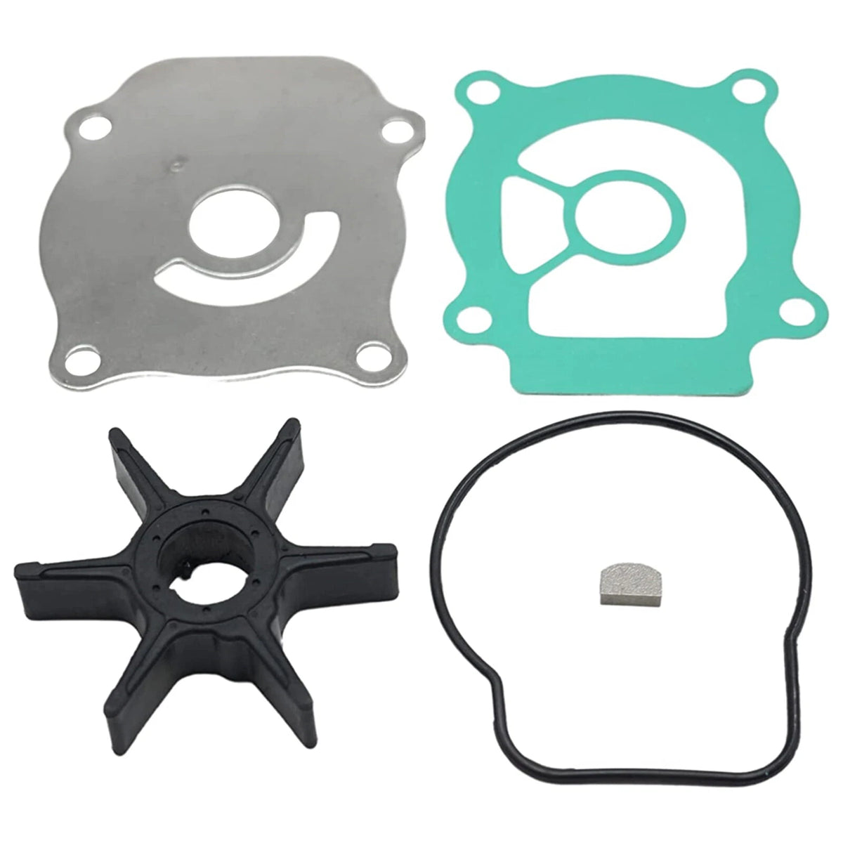Water Pump Impeller Kit 17400-95J02 for Suzuki 4 Stroke Outboard DF25 Motor