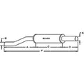 R1688 Muffler Fits Massey Ferguson