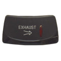 Carling Boat Rocker Switch Actuator - Exhaust Lighted Horizontal