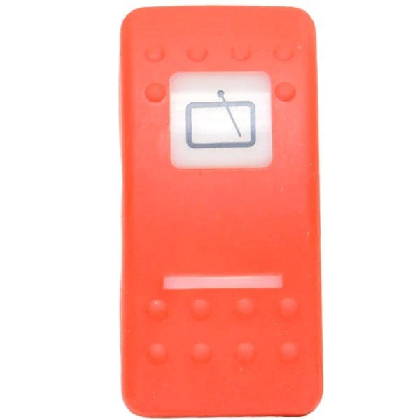 Carling Boat Contura II Rocker Switch Actuator - Red Wiper Lighted