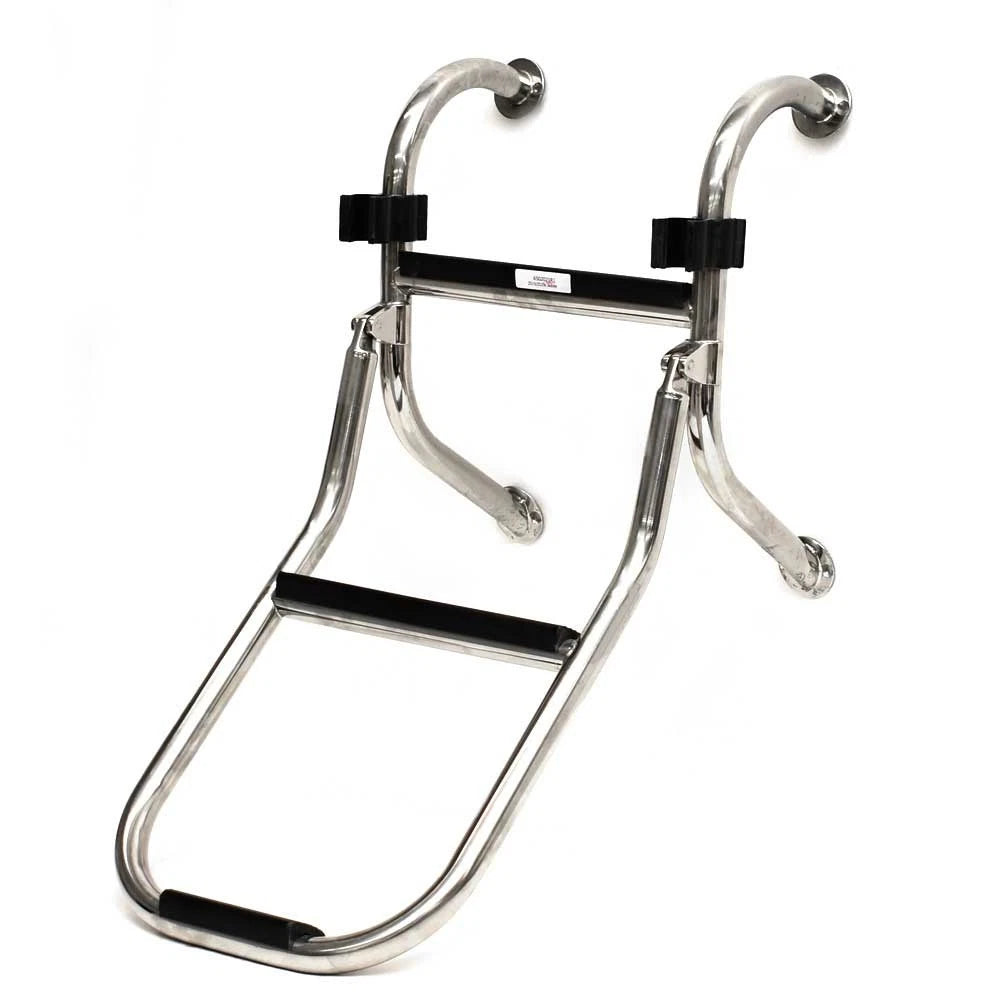 Ranger Boat Folding Transom Ladder 6502021R1 - 3 Step 19 7/8 Inch SS