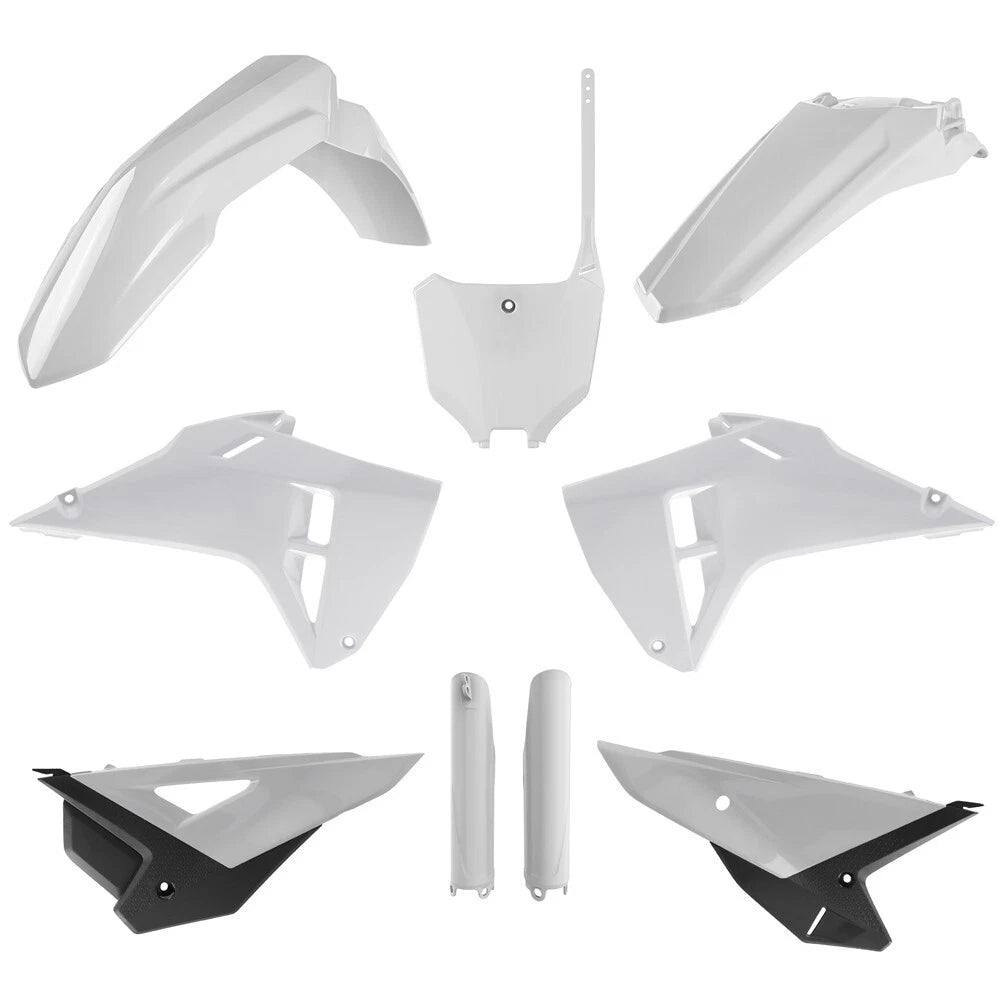 POLISPORT PLASTIC KIT HONDA CRF250R 22-24, CRF450R 21-24, WHITE CRF 2025 RESTYLE