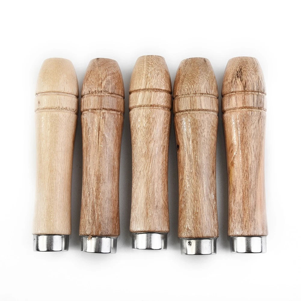 Strong Metal Collar Wooden File Handle Wood for File Craft Tool Portable