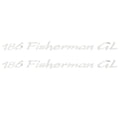 Lund Boat Emblem Decal Stickers - 186 Fisherman GL Pair
