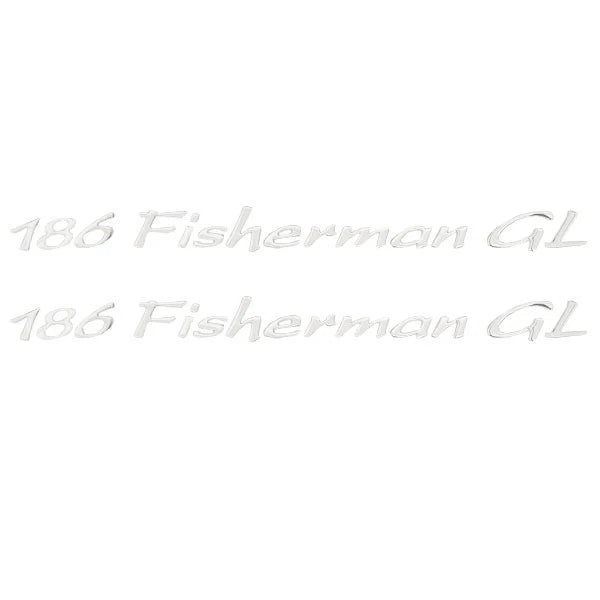 Lund Boat Emblem Decal Stickers - 186 Fisherman GL Pair