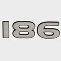 Ranger Boat Raised Emblem Decal 205101 - 186 Mirror 6 1/4 X 2 Inch