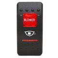 Boat Rocker Switch Cover - Blower Black 2 Inch Actuator