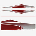 Larson Boat Graphic Decals 0573194D - 180 Sport Red Sticker (set of 2)
