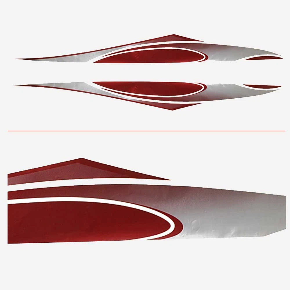 Larson Boat Graphic Decals 0573194D - 180 Sport Red Sticker (set of 2)