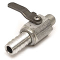 Boat Pipe-to-Hose Adapter Fitting - 1/2 X 1/2 Inch Aluminum with Valve