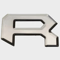 Malibu Boat Raised Emblem Decal 5922150 - Ride R Silver Sticker