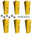 (6) Tooth Pin & Retainer Fits Caterpillar 213B 214B FT 215 215B 224B