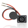XLR CHARGING PORT SOCKET WITH CAP 3 POSITION FOR CURRIE GT SCHWINN EZIP SCOOTER