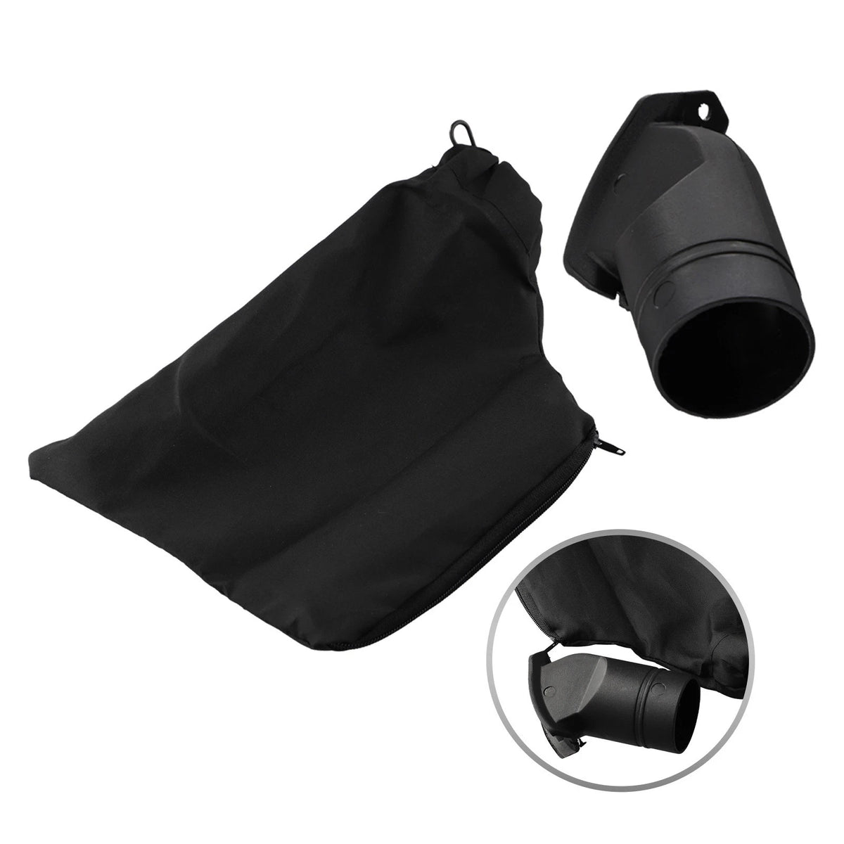 Anti-dust Cover Bag Connector Air Outlet Parallel Belt Sander Black Cloth