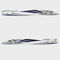 Rinker Boat Graphic Decals 218615 - 282 Captiva Gray Stickers (kit)