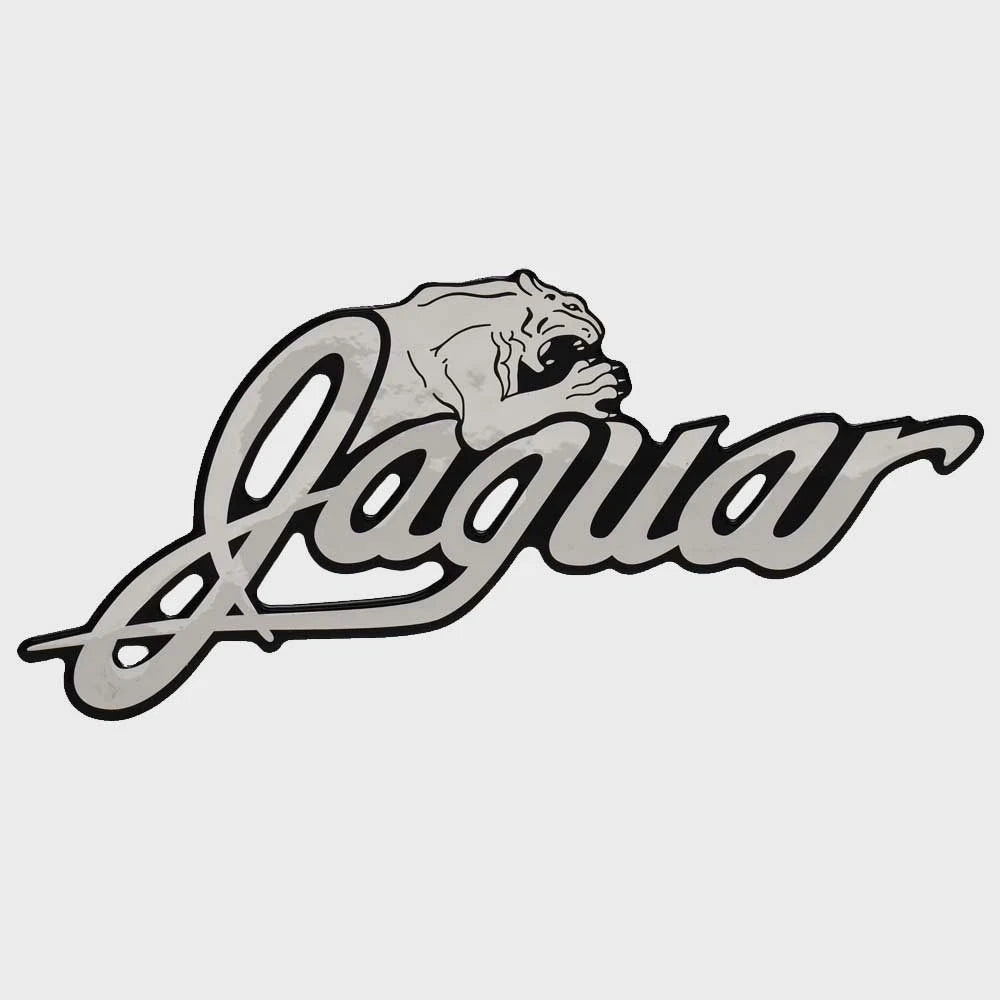 Bass CAT Boat Raised Decal Sticker 33198 - Jaguar Silver Black