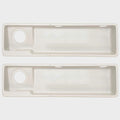 Crownline Boat Coaming Tub Boxes 61993 - White (pair)