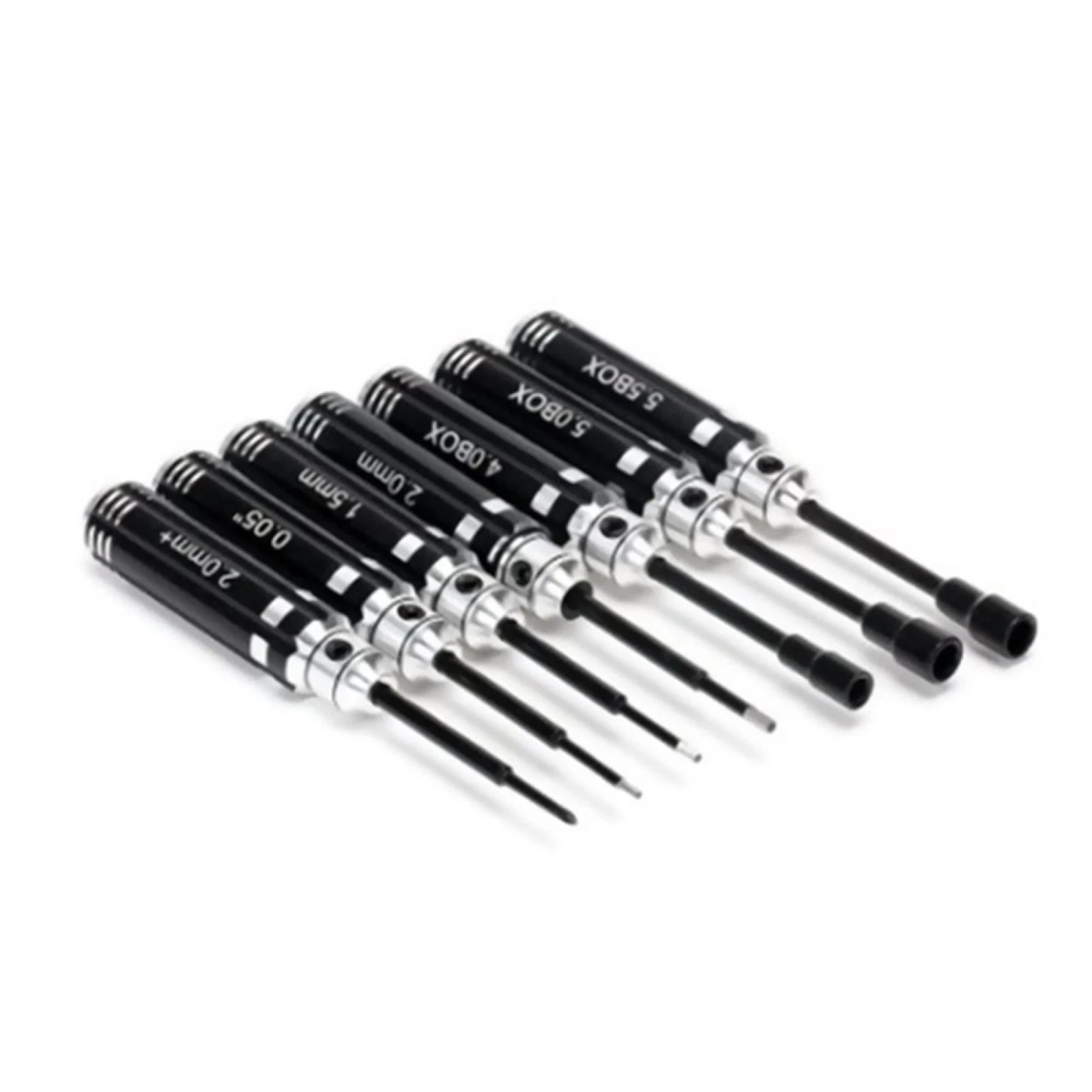 7pcs Short Handle Hex Screwdriver Nut Driver Wrench Tool for TRX4M FCX24 SCX24 R