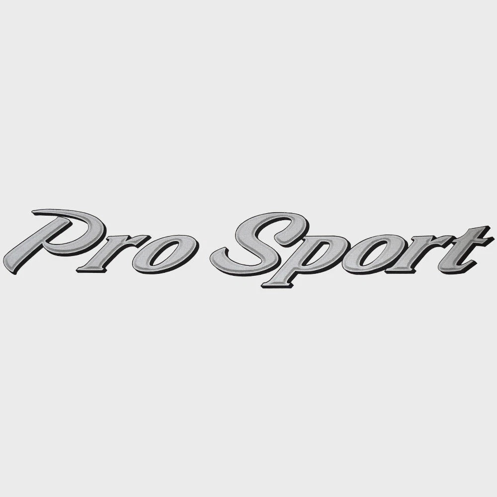 Lund Boat Decal 1986401 - Pro Sport Logo Gray Sticker