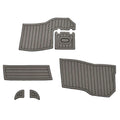 Rinker Boat Non-Skid Mats 2290808 - 236 Slate Gray Black (set of 6)