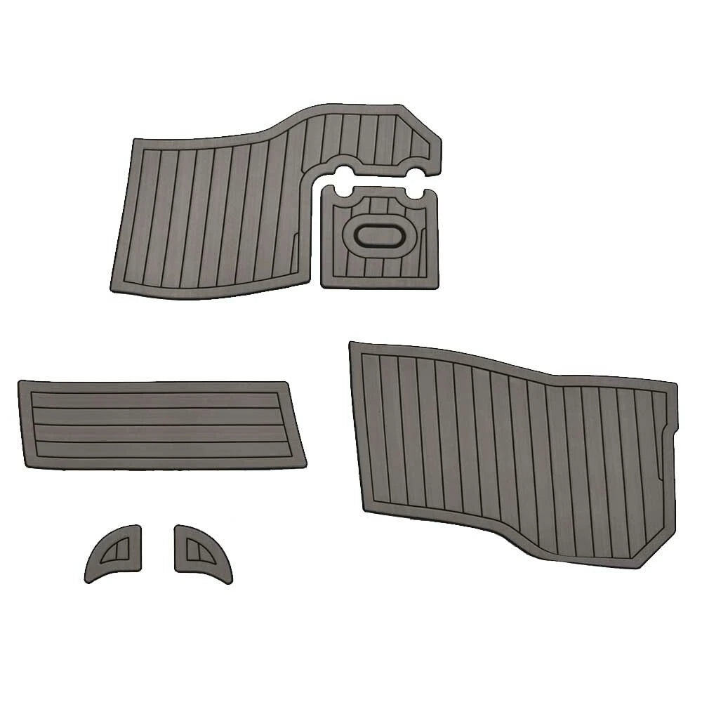 Rinker Boat Non-Skid Mats 2290808 - 236 Slate Gray Black (set of 6)
