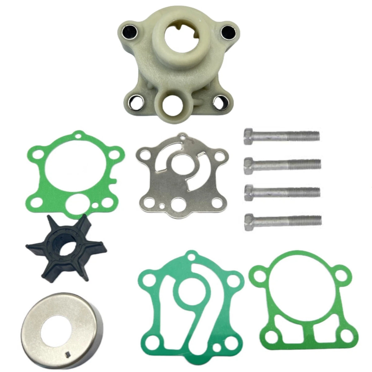 Water Pump Impeller Service Kit 6H4-W0078 for Yamaha 2 Stroke 40HP 50HP Outboard