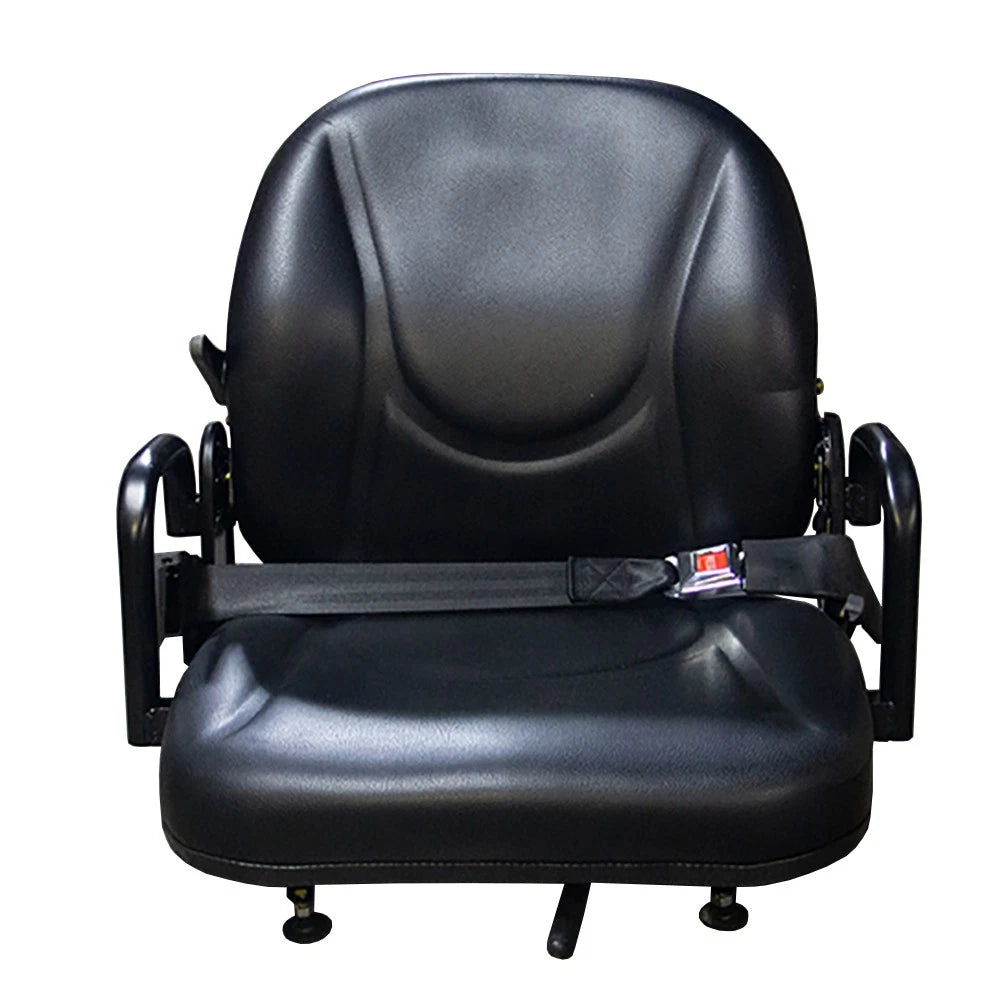 400101 One (1) Deluxe Black Tractor Forklift Seat