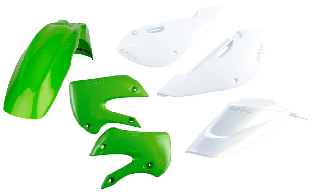 ACERBIS Plastic Kit Green – Fits Kawasaki KLX110 & KX65 2000-2009