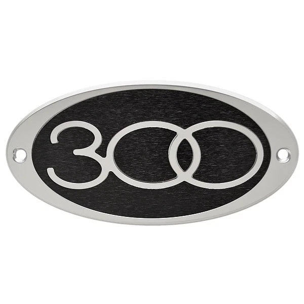 MasterCraft Boat Logo Emblem 559006 - 300 Aluminum 7 X 3 1/2 Inch