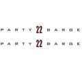 Sun Tracker Pontoons Boat Decal 145487 - Party Barge 22 Sticker (pair)