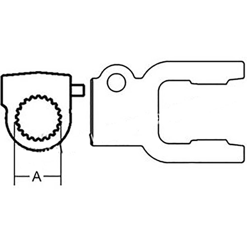 Yoke 278812 Fits Ford Holland 156 162 163