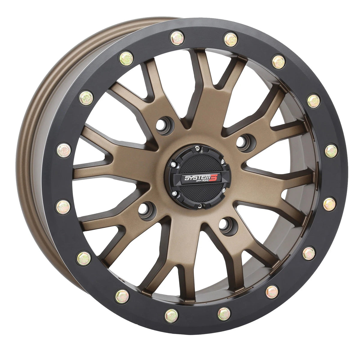 SYSTEM 3 Sb4 Beadlock Wheels 15x10 5+5 Fit Can-Am Maverick Outlander 2015-2016