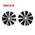 2pcs Compressor Fan 550W/750W Outer Diameter Motor Cooling Fan Blade
