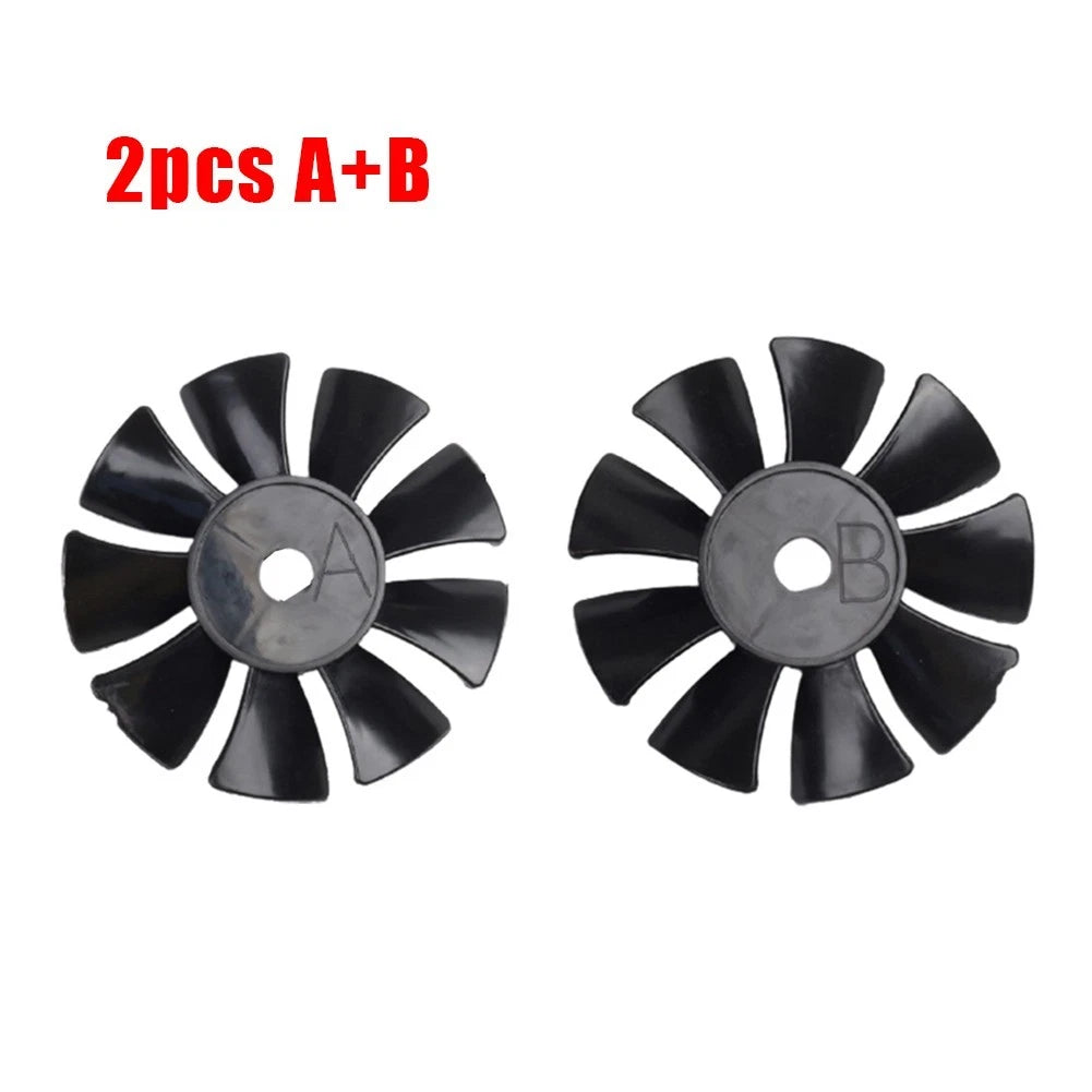 2pcs Compressor Fan 550W/750W Outer Diameter Motor Cooling Fan Blade