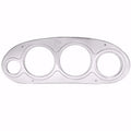 Ski Centurion Boat Blank Gauge Dash Panel - Stainless Steel
