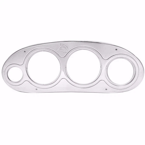 Ski Centurion Boat Blank Gauge Dash Panel - Stainless Steel
