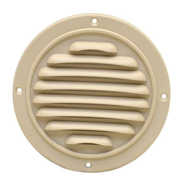 Nautical Global Boat Vent Cover 141372 - 4 Inch Beige Plastic