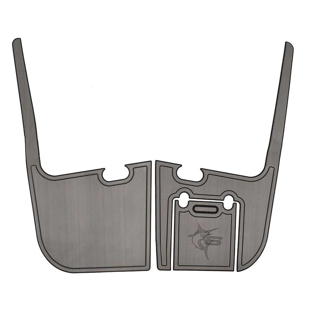 Striper Boat Non-Skid Mats - 200 Walkaround Swim Platform Gray (3 PC)