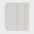 Wellcraft Boat Double Pinned Hinge 08-1960 - 10 X 8 1/2 Inch White Aluminum
