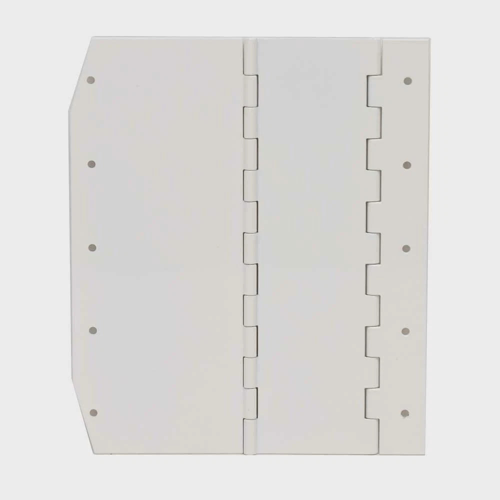 Wellcraft Boat Double Pinned Hinge 08-1960 - 10 X 8 1/2 Inch White Aluminum