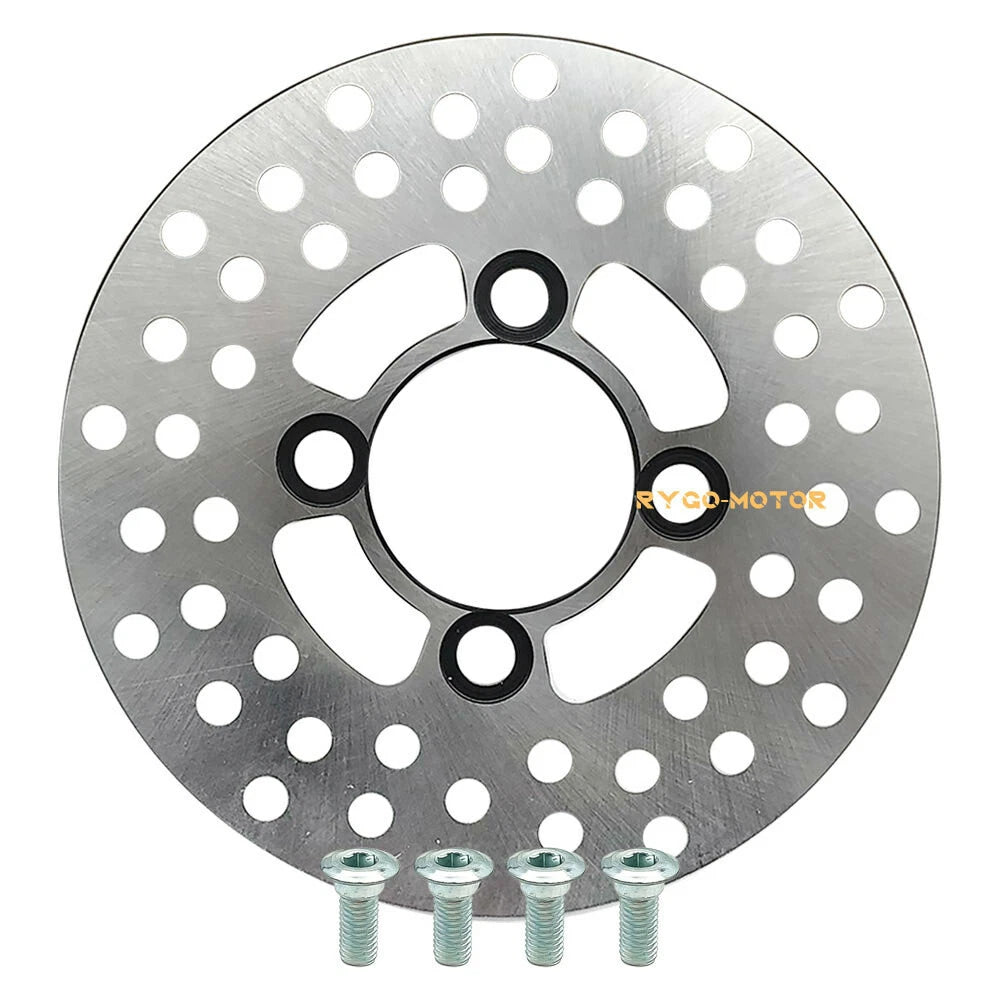 Front Brake Disc Rotor with Stud Bolts for Yamaha Banshee 350 YFZ350 1990-2006