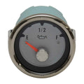 VeeThree Boat Oil Level Gauge 781562PDFB - 2 Inch Silver White