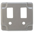 Ranger Boat Blank Switch Panel 7202677 - Silver 4 1/2 X 4 Inch