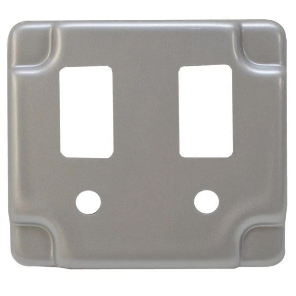 Ranger Boat Blank Switch Panel 7202677 - Silver 4 1/2 X 4 Inch