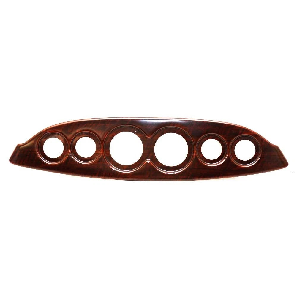 Boat Blank Gauge Panel 2150/A185 - 29 X 6 1/2 Inch Cherrywood Plastic